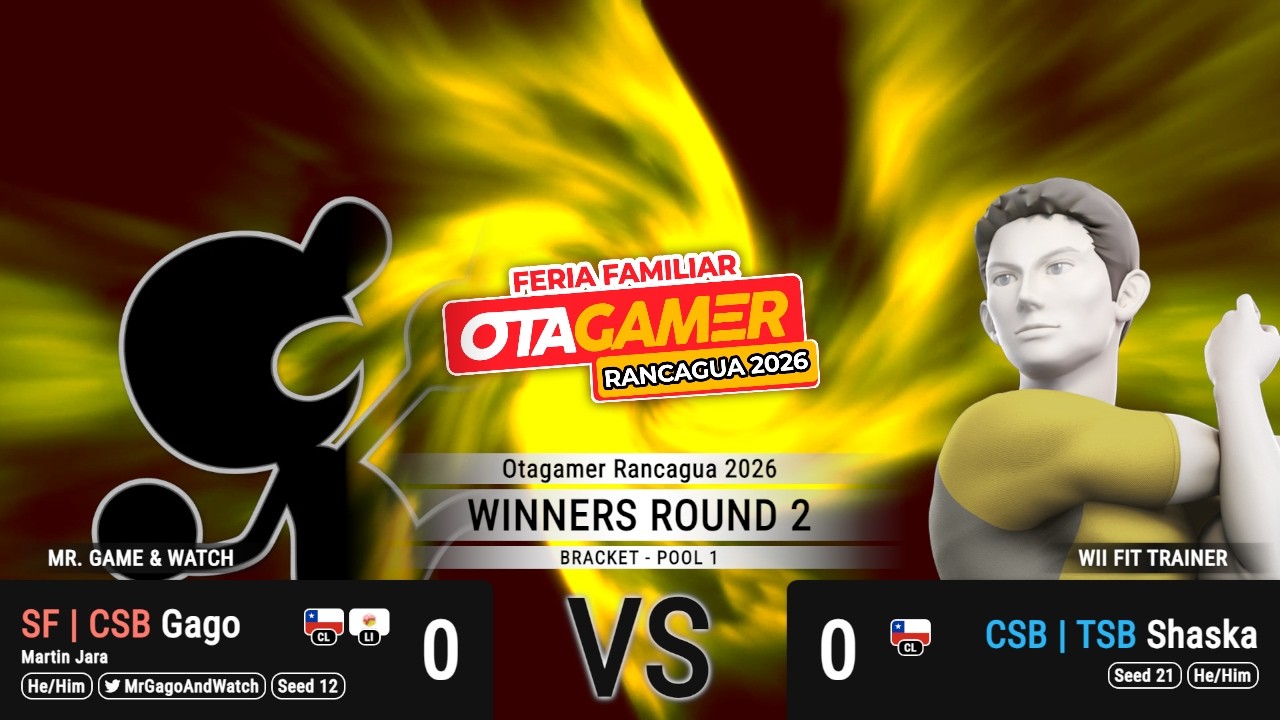 OGR - WR2 - SF|CSB|Gago(Mr.GnW) vs CSB|TSB Shaska(WiiFitTrainer)