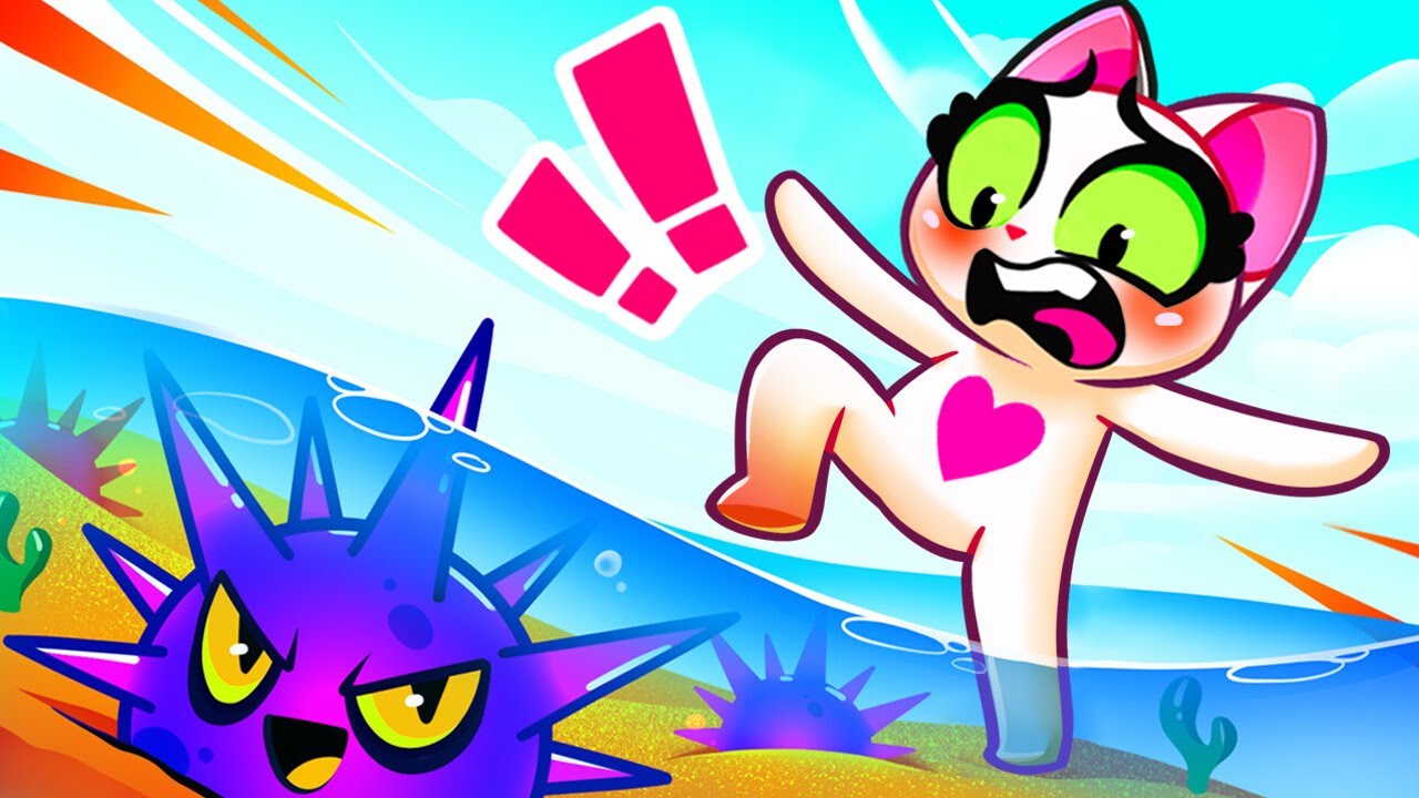 Learn How To Play Safe At The Beach 🏖️🌴 Rich And Poor Vacations 🌟 Purr-Purr Stories