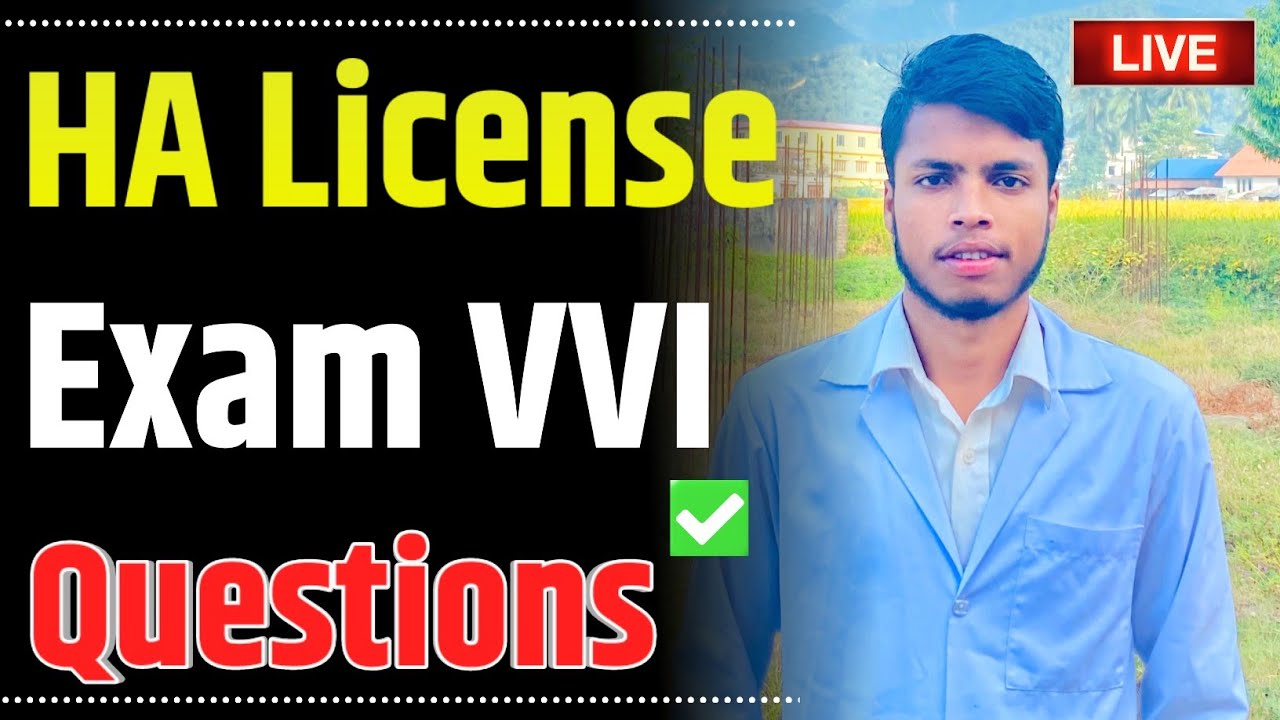 NHPC 9th HA License Exam model question || HA License Exam model questions 2080