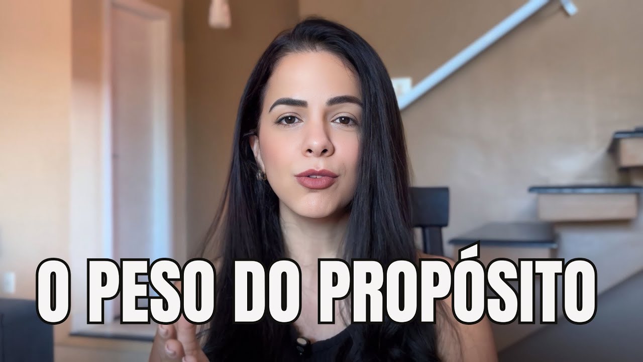 O PESO DO PROPÓSITO! | Janaína Lisboa
