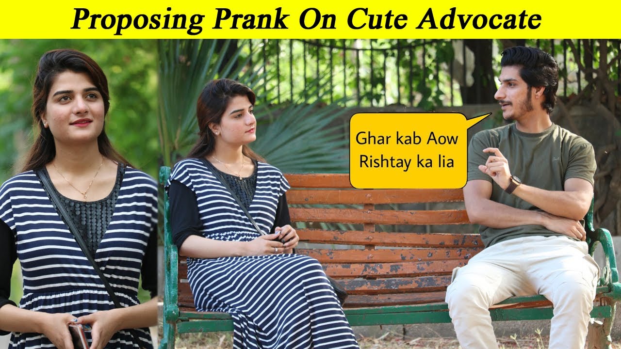 Proposing Prank On Cute Advocate | Turns into Date 