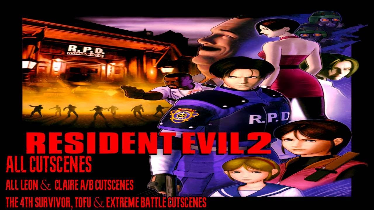 Resident Evil 2 (1998) - All Cutscenes