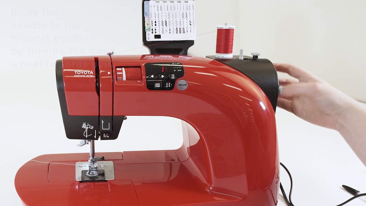 Toyota Oekaki Sewing Machine - How to Select Stitches