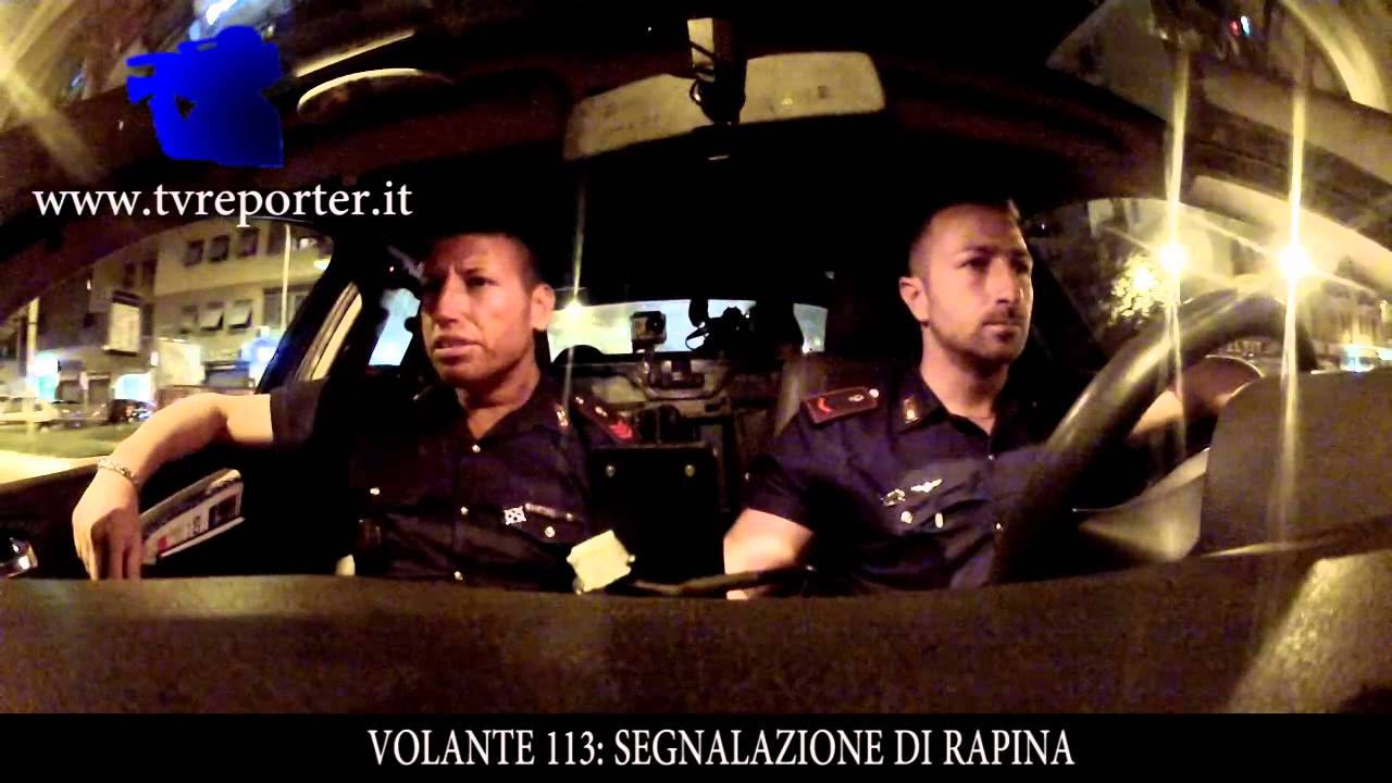 VOLANTE 113: RAPINA SUPERMERCATO AL TUSCOLANO
