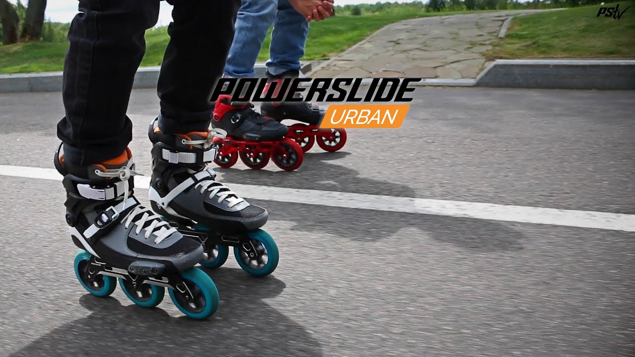Cruising Kiev on Powerslide Triskates