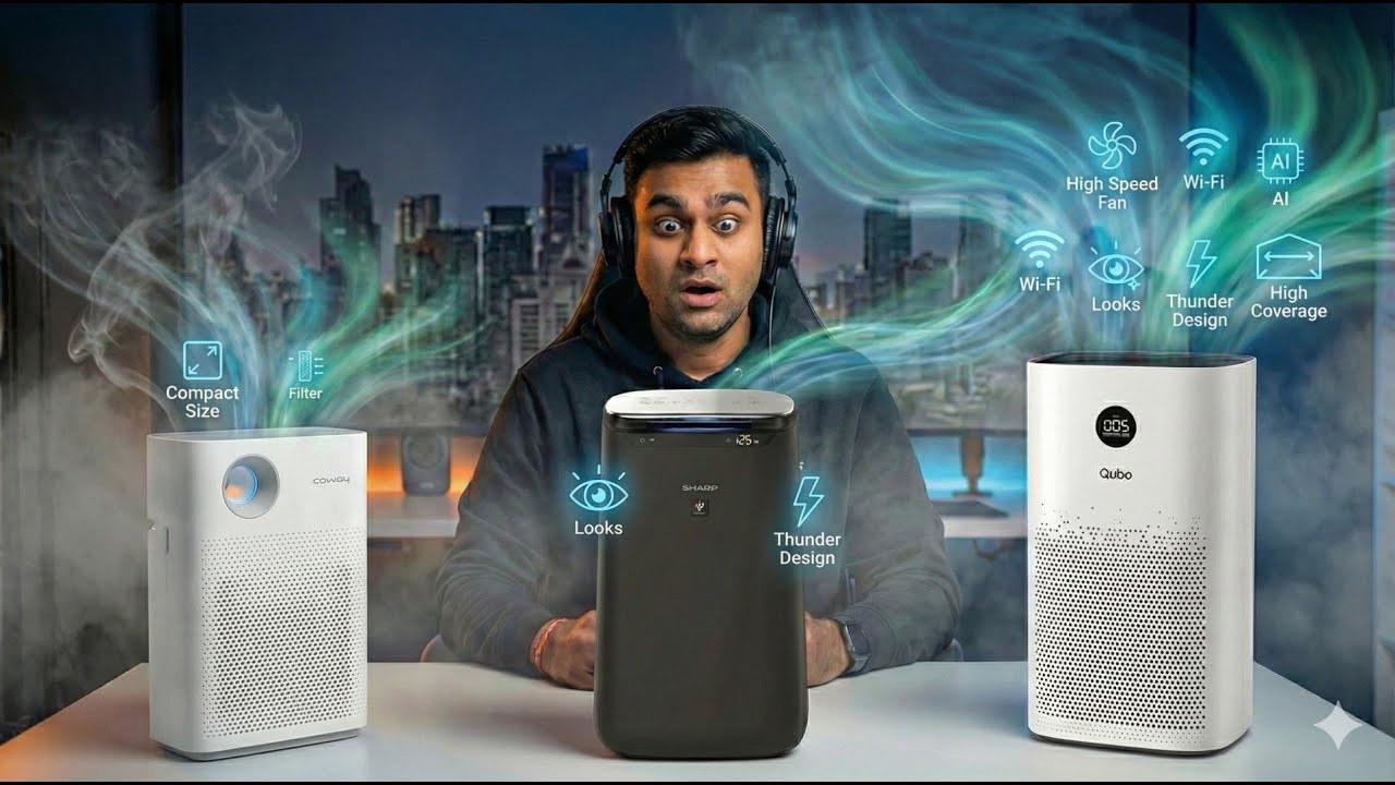 Best Air Purifier of 2026 - Qubo vs Coway vs Sharp (Hindi)