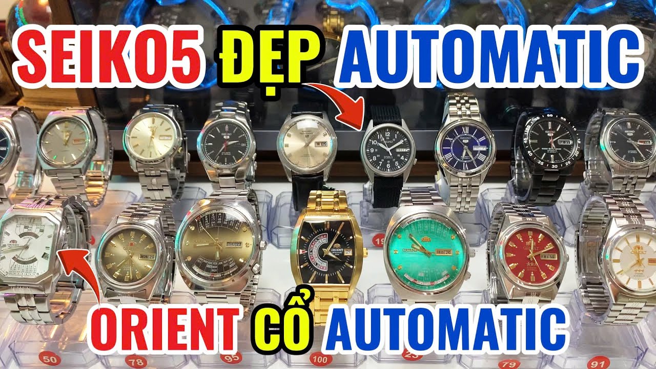 🎁 Livestream Lô 27-12 – Seiko & Orient Automatic Cổ (1970–1990)