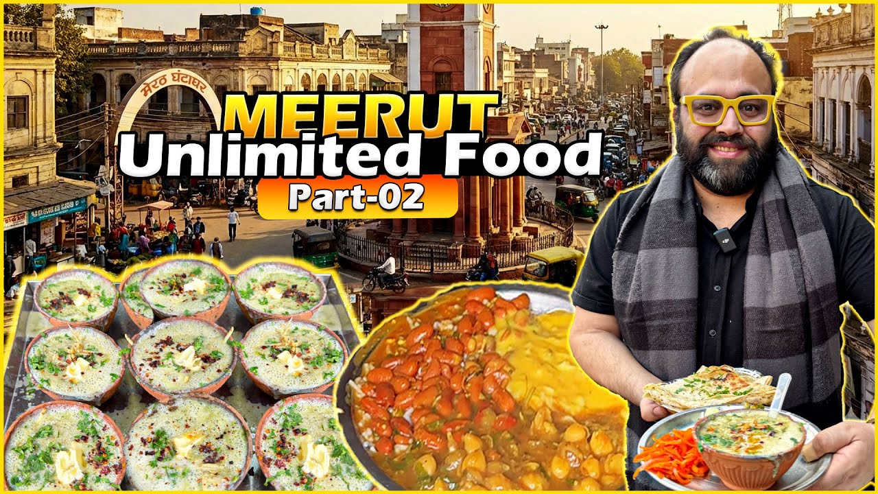 Best Kulhad Dal Muradabadi, Pandit Ji Rajma Chawal & Kadhai Chawal | Meerut