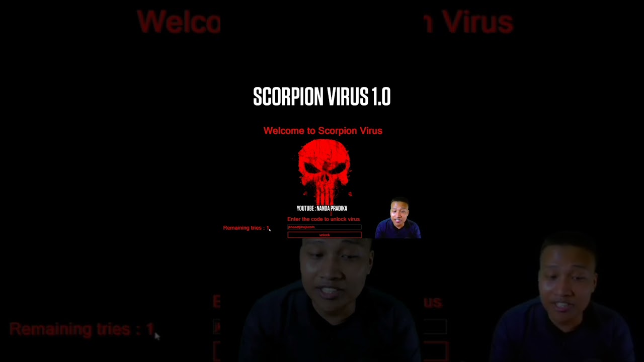 Selamat Datang di SCORPION VIRUS 1.0