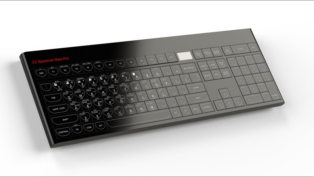 What if - ZX Spectrum Next Keyboard and case