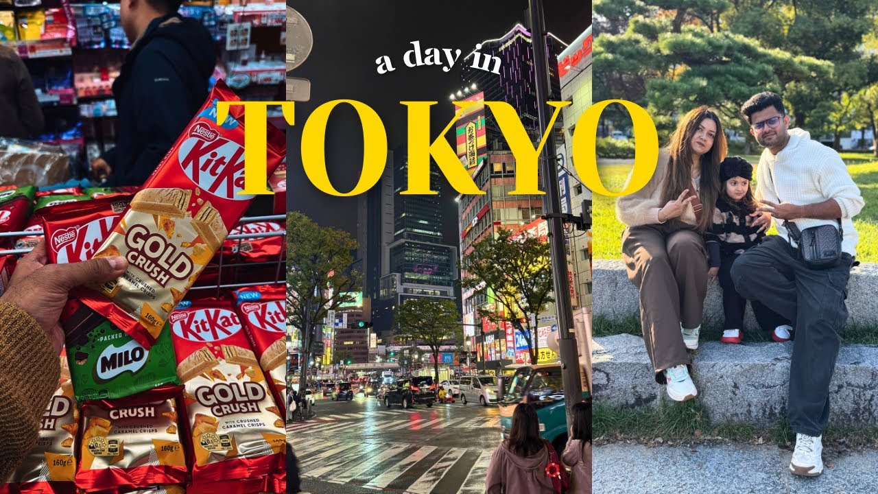 Гора Фудзи отменёна ➜ Шоппинг в Сибуе, Kit Kat, Matcha и Don Quijote | Tokyo Family Vlog