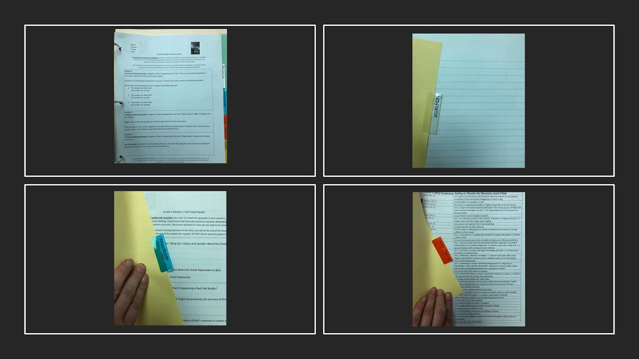 Ms. Rogers' ELA Binder Expectations Video