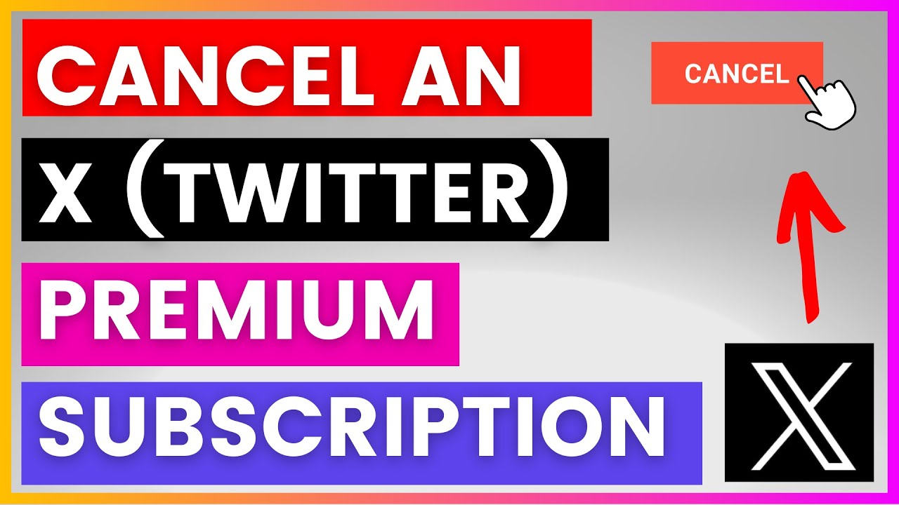How To Cancel An X Premium Subscription? [in 2025] (Cancel Twitter Premium)