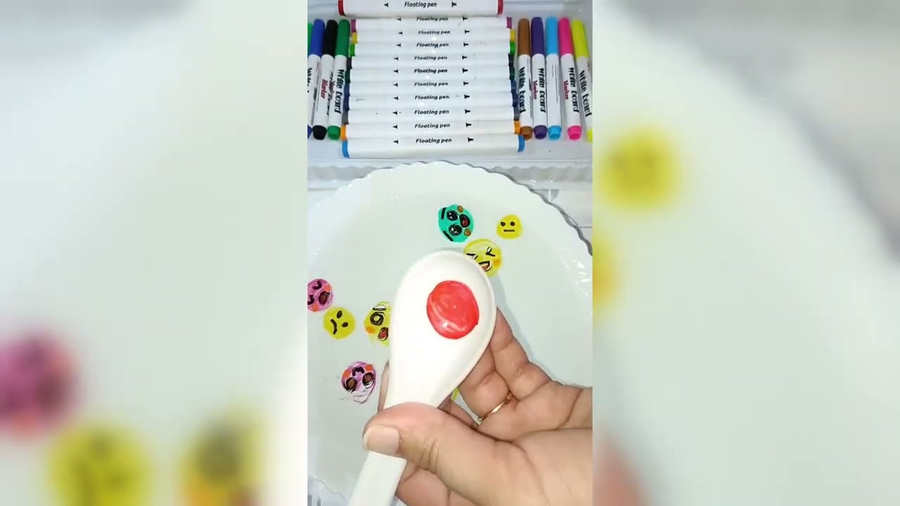 Floating magic ink pen|| P-6 #asmr #diy #demonetisation