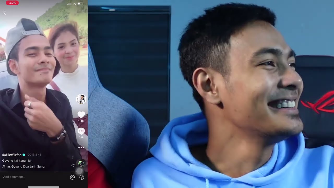 Bella React Tiktok Alieff Zaman Dulu-Dulu