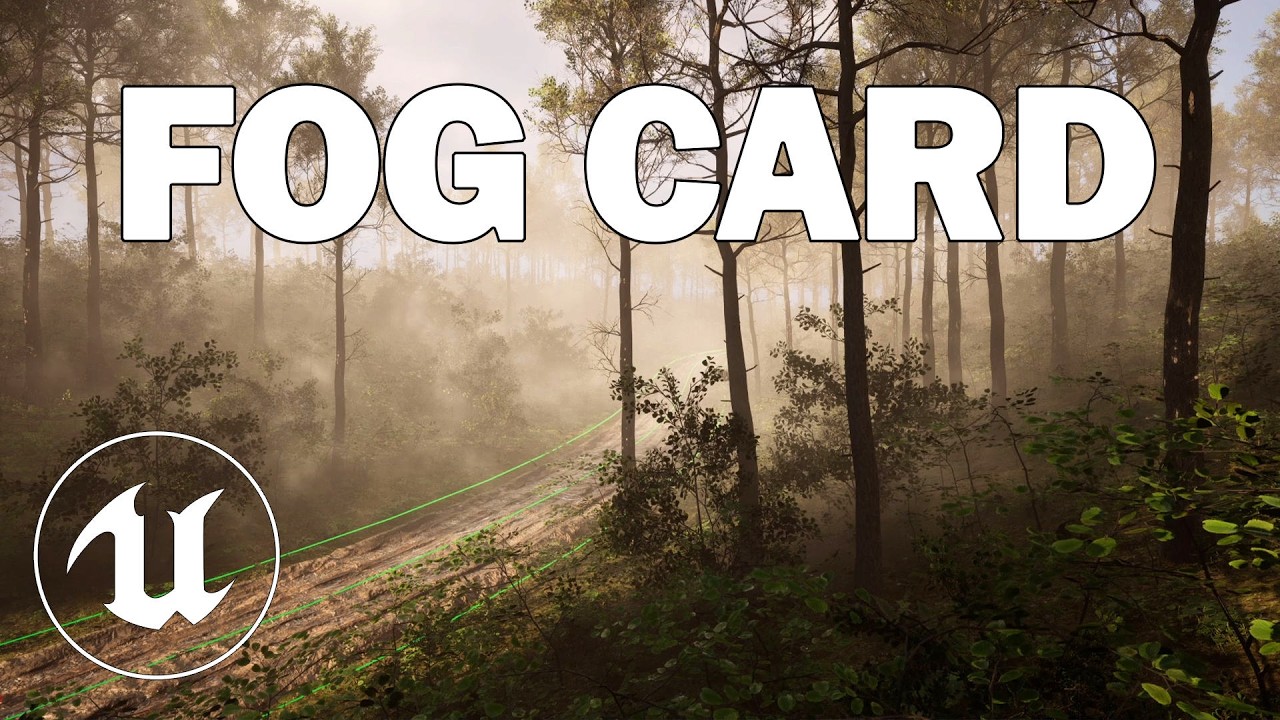 How to Create a Fog Card (& Mist) Material in Unreal Engine 5