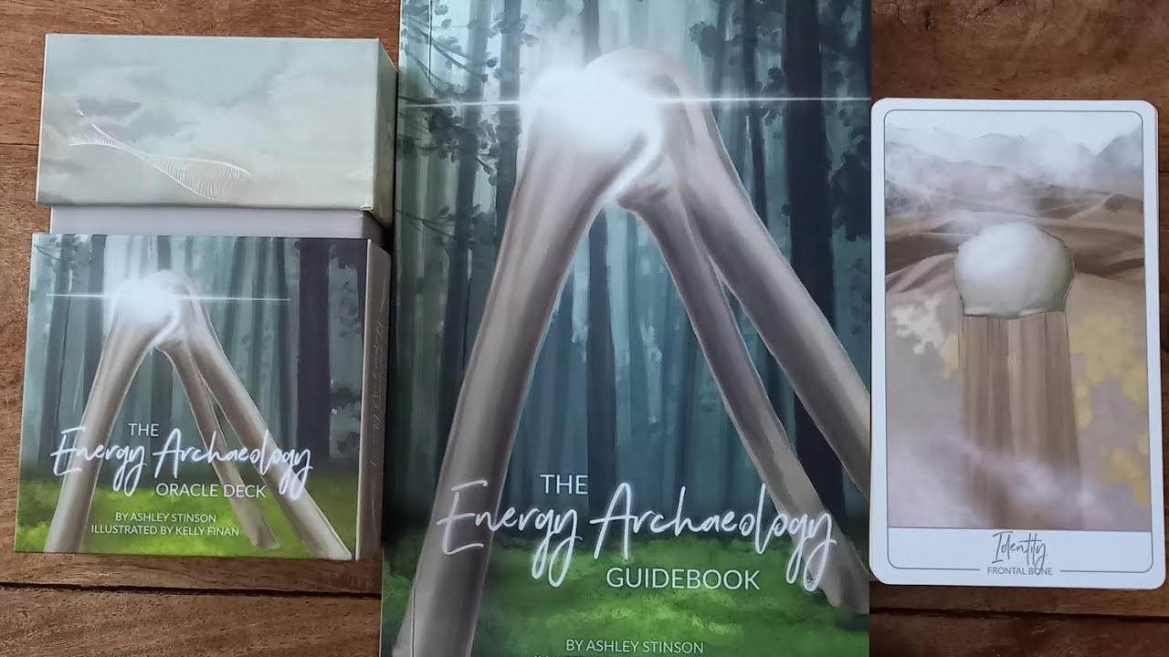 The Energy Archaeology  oracle deck by Ashley Stinson illustrated by Kelly Finan