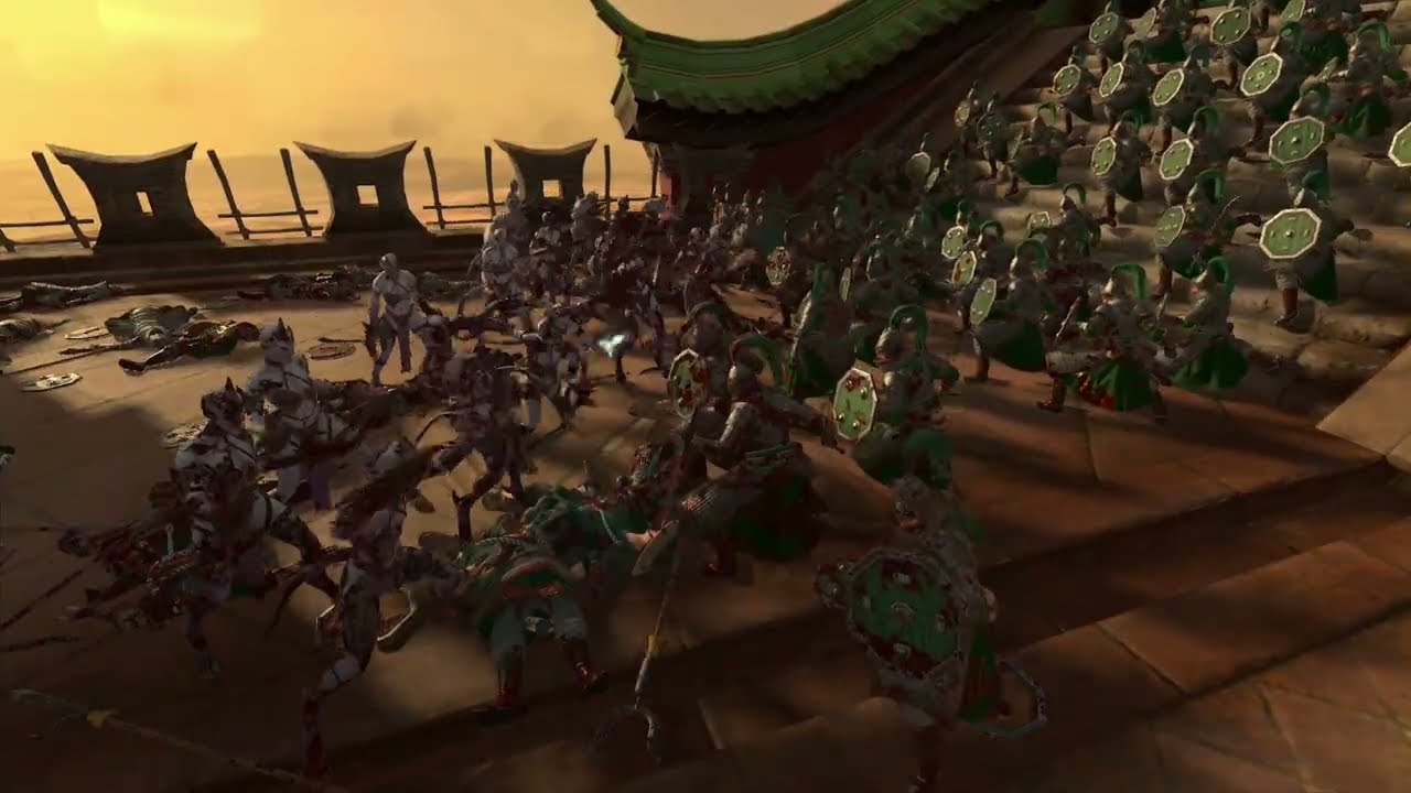 Warhammer Total war 3 Cinematic Azazel vs Turtlegate