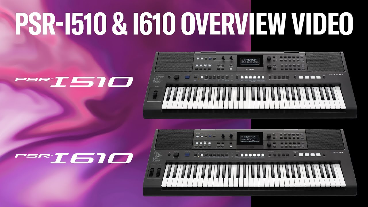 Видеообзор моделей Yamaha PSR-I510 и I610