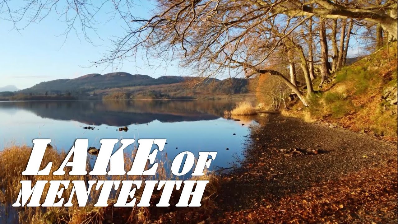 Lake of Menteith : Scotland's only lake from the air