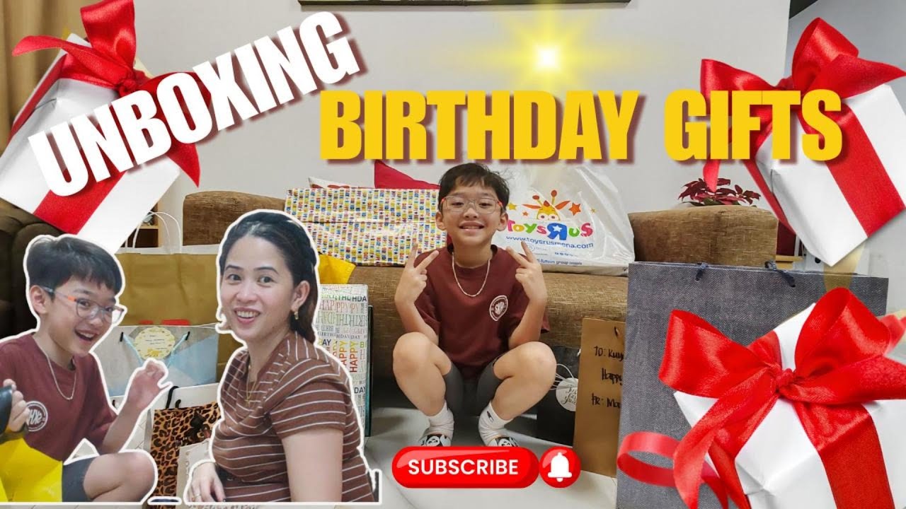 Unboxing Gifts with Gavin! Thank you Everyone!