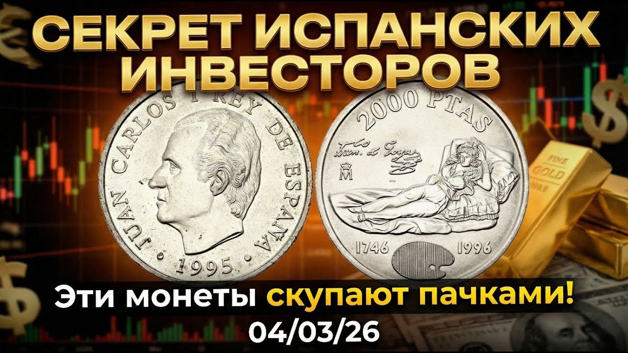 СЕКРЕТ ИСПАНСКИХ ИНВЕСТОРОВ: Эти монеты скупают пачками! 04/04/26