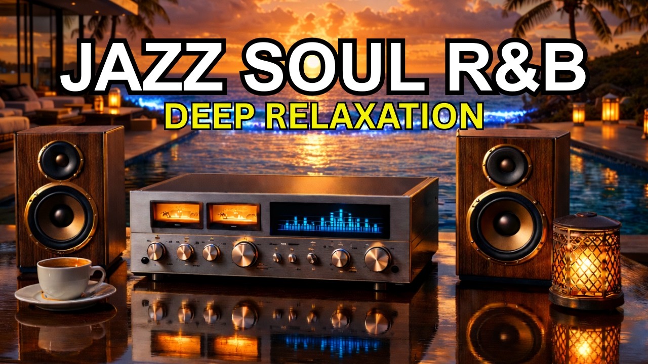 Smooth Jazz x Soulful R&B 💚 Study & Relaxation for Sleep – Soft Soul Instrumental Chill Mix