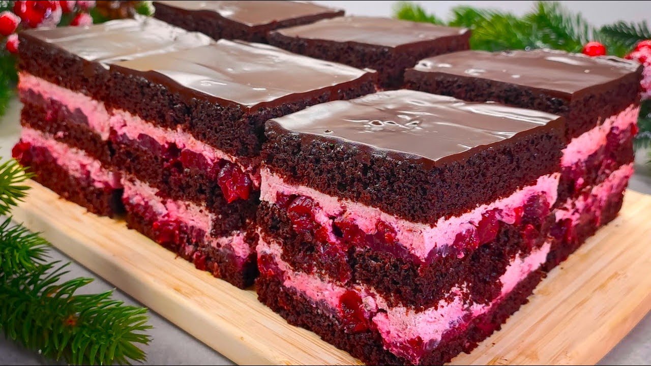 🎄🎂Самый удивительный торт на Рождество!!  Вкусный рецепт для всей семьи.