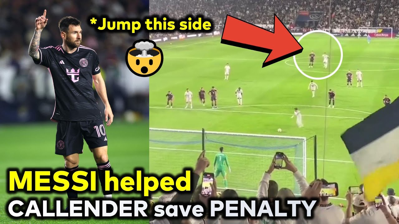 Messi told Callender how to save Riqui Puig’s penalty