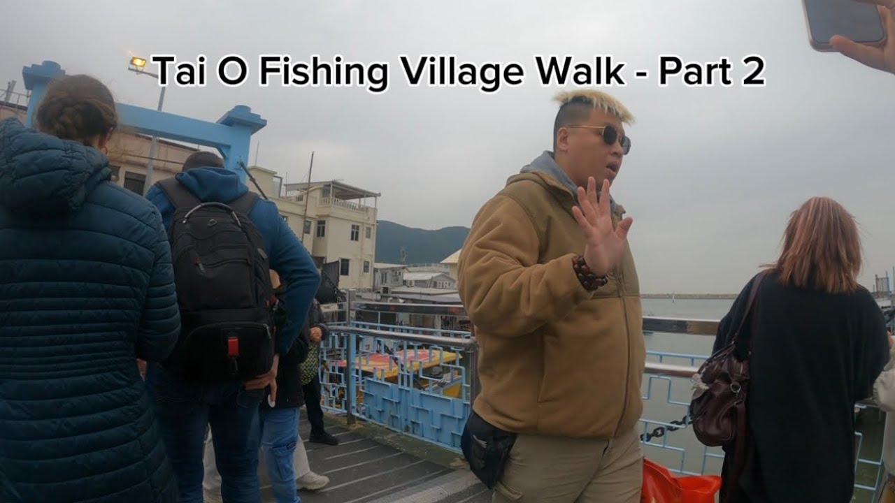 4K Tai O Fishing Village ( Part 2 ) Traditional Stilt Houses Hong Kong 🇭🇰 