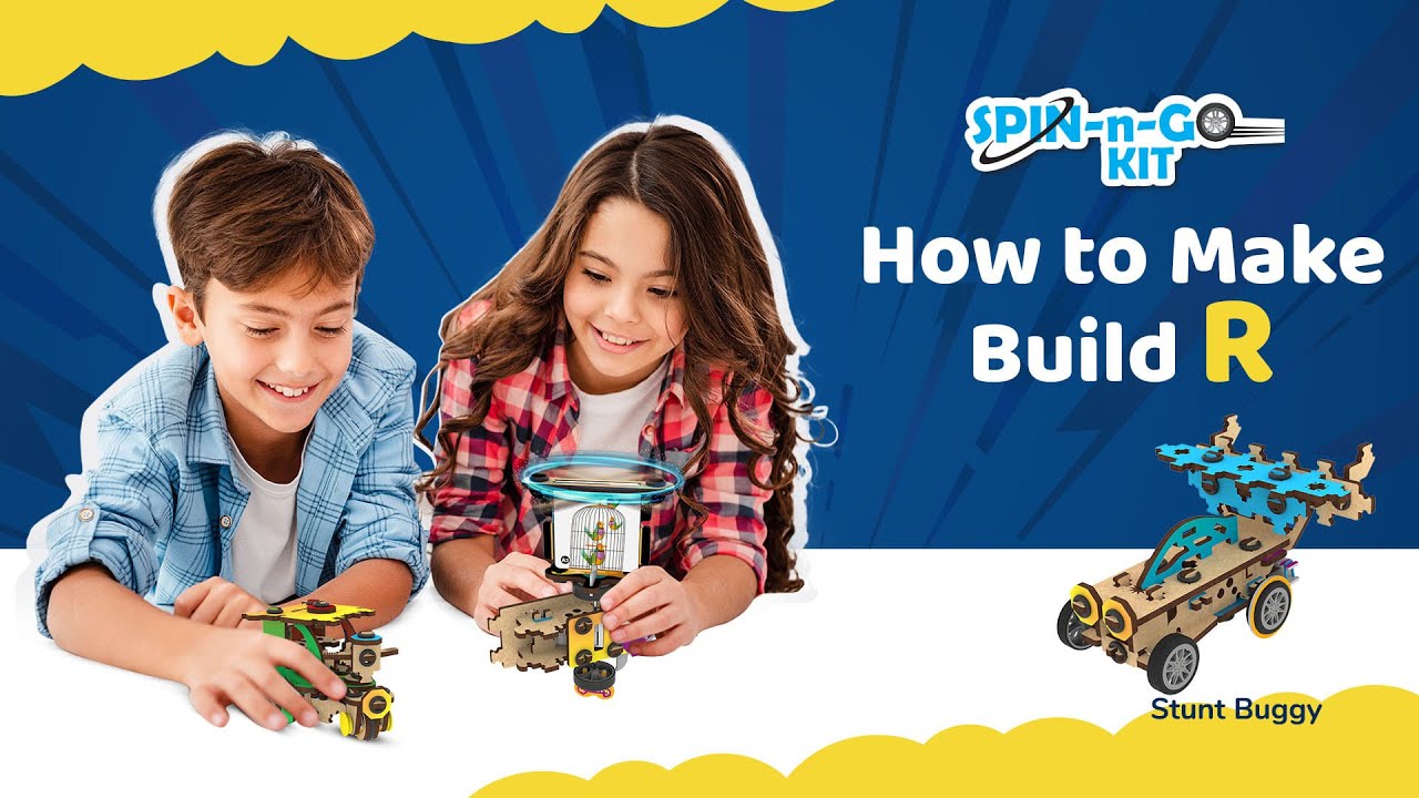 SMARTIVITY | Spin &lsquo;n' Go Kit | How to Make | Build R:Stunt Buggy