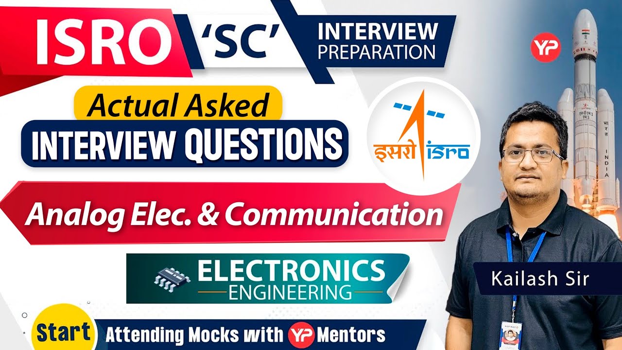 Actual Asked Interview Questions| Analog Elec. & Communication |ECE| ISRO 'SC 'Interview Preparation