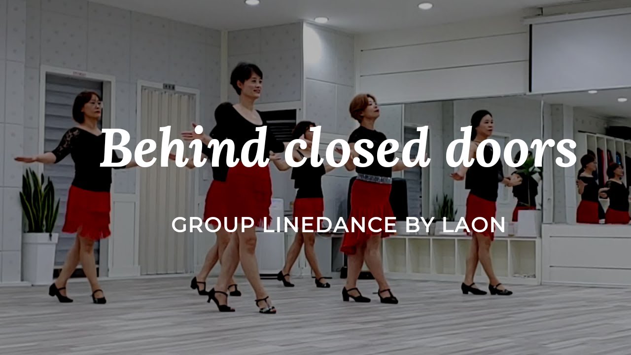 Behind Closed Doors Line Dance (Beginner : Norman Gifford) Demo