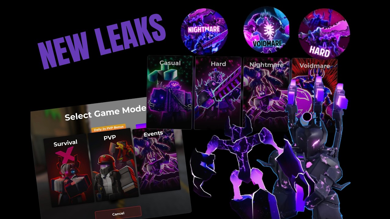 Small leaks (Tdx x tb part 2, new game modes, new victory screen)