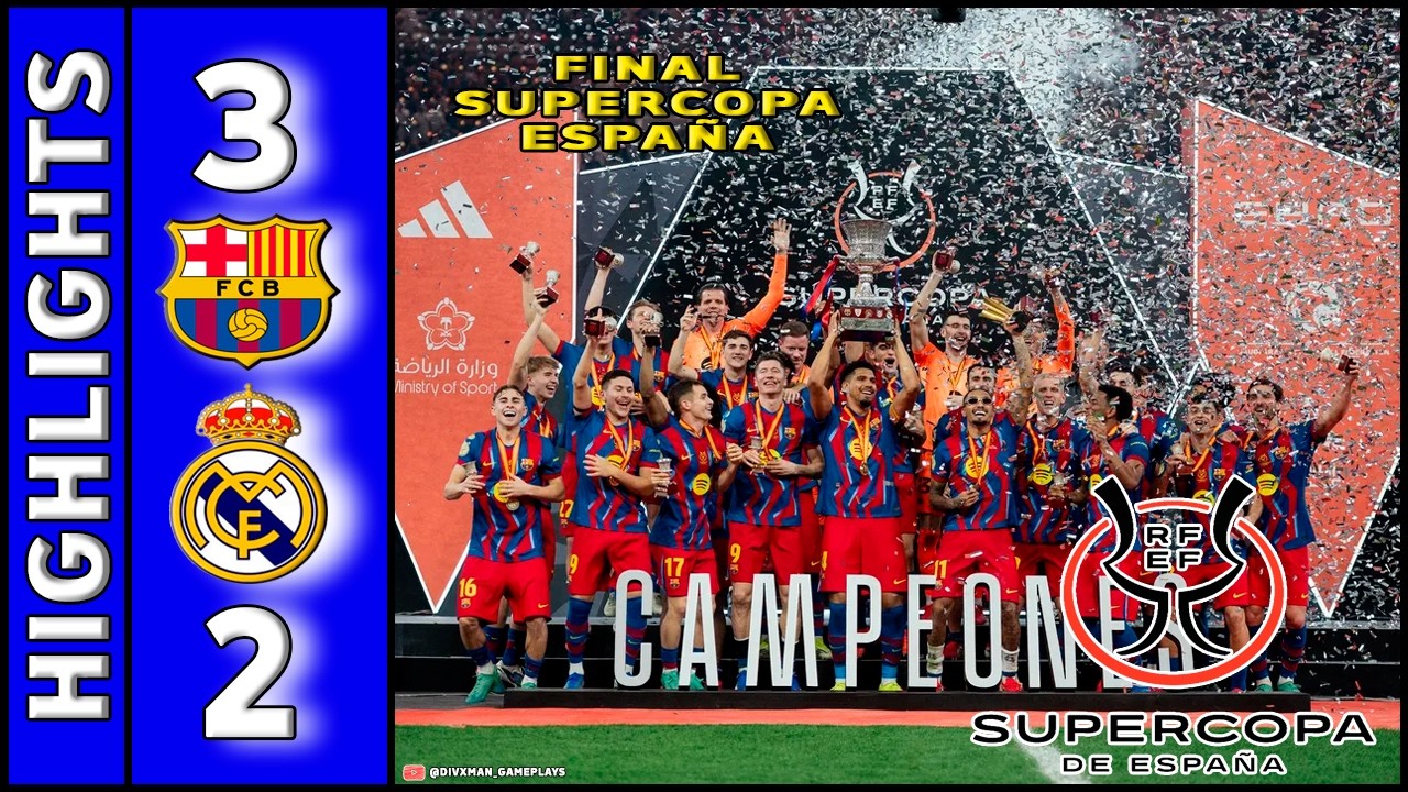 FC BARCELONA VS REAL MADRID - FINAL DE LA SUPERCOPA DE ESPAÑA 2026 - FC 26