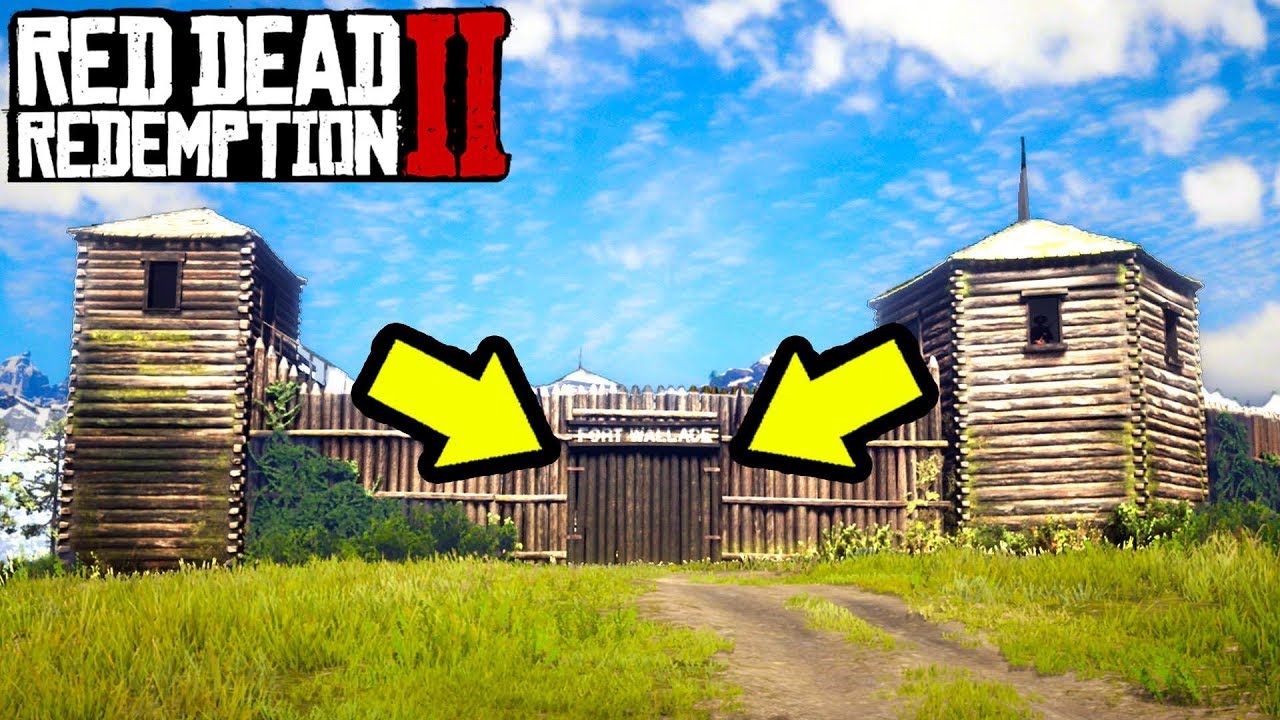 SECRET ENTRANCE INTO THIS FORTRESS in Red Dead Redemption 2! RDR2 Secrets & Easter Eggs!