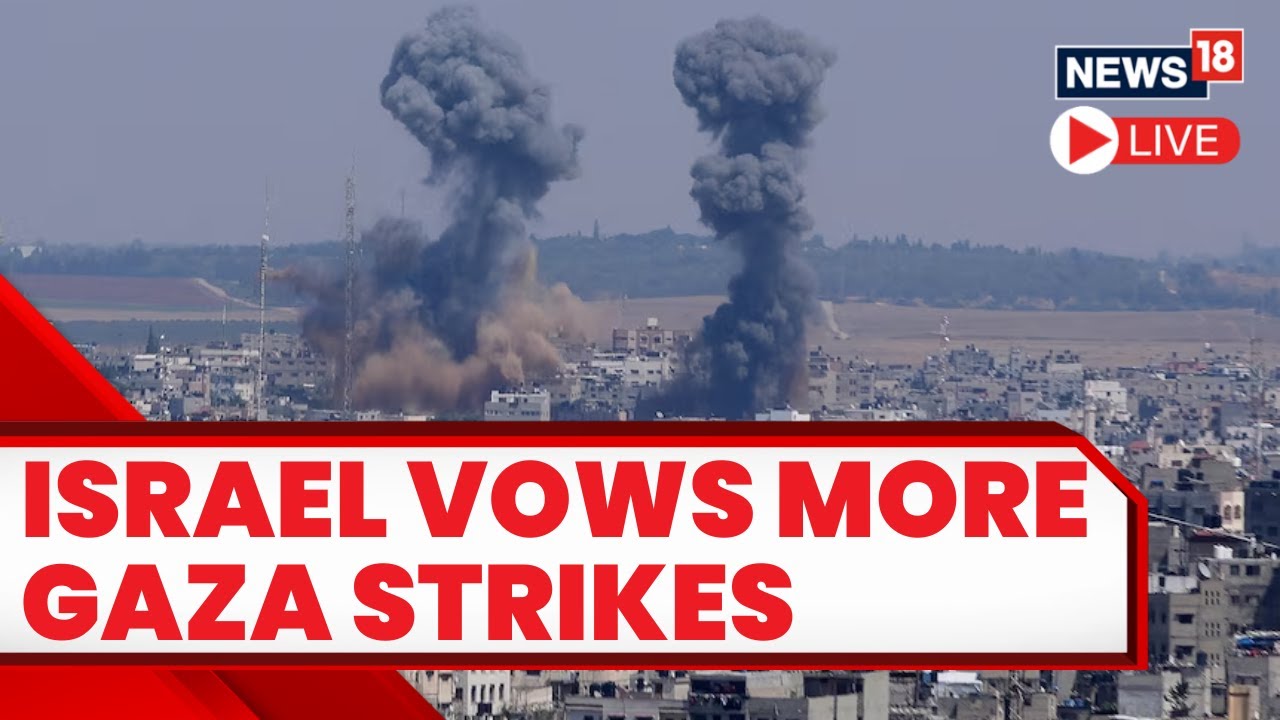 Israeli Missile Strikes Across Gaza LIVE | Late Night Bombing Of A Building In Southern Gaza LIVE