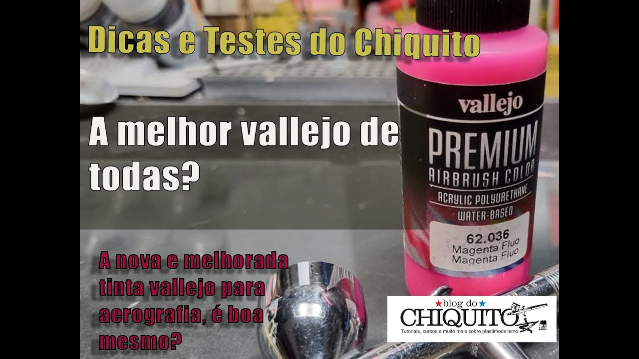 Testes nas novas tintas Vallejo Premium!