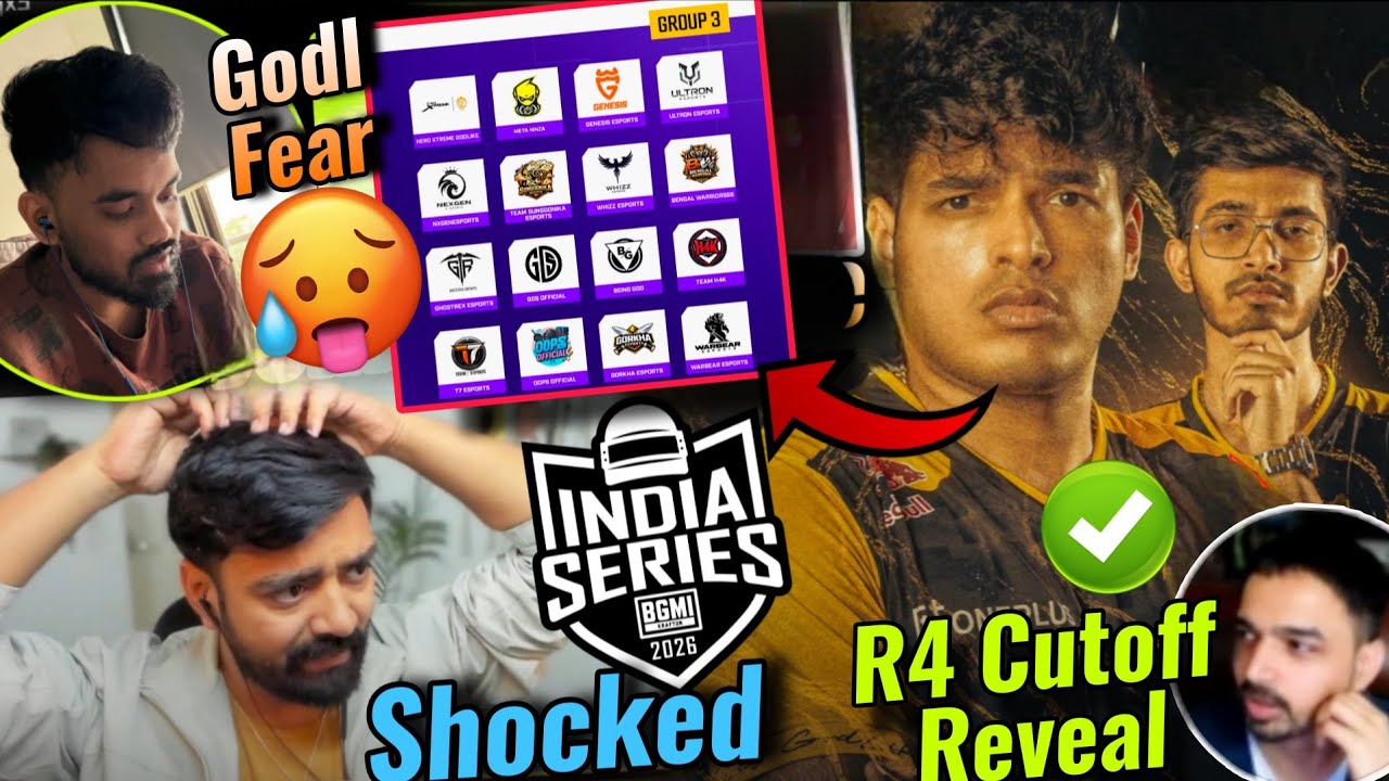 Godl Bgis Cutoff Reveal😳🚨 • Godl Fear In Bgis R4 Lobby 🥵💛  ~ Mazy | Ankibot Shocked By Spower🔥TLG 🥲 
