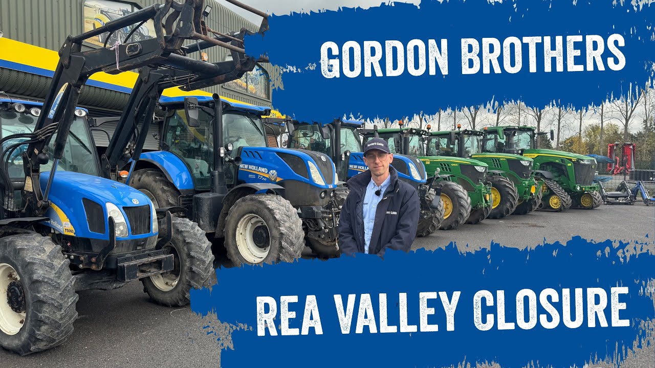 ОГРОМНЫЙ аукцион акций Rea Valley Tractors | Проведен Gordon Brothers