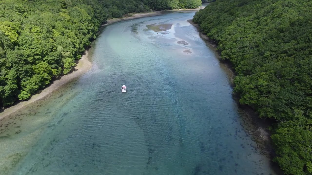 Looe River - Flight and paddle boarding. 30/06/2024