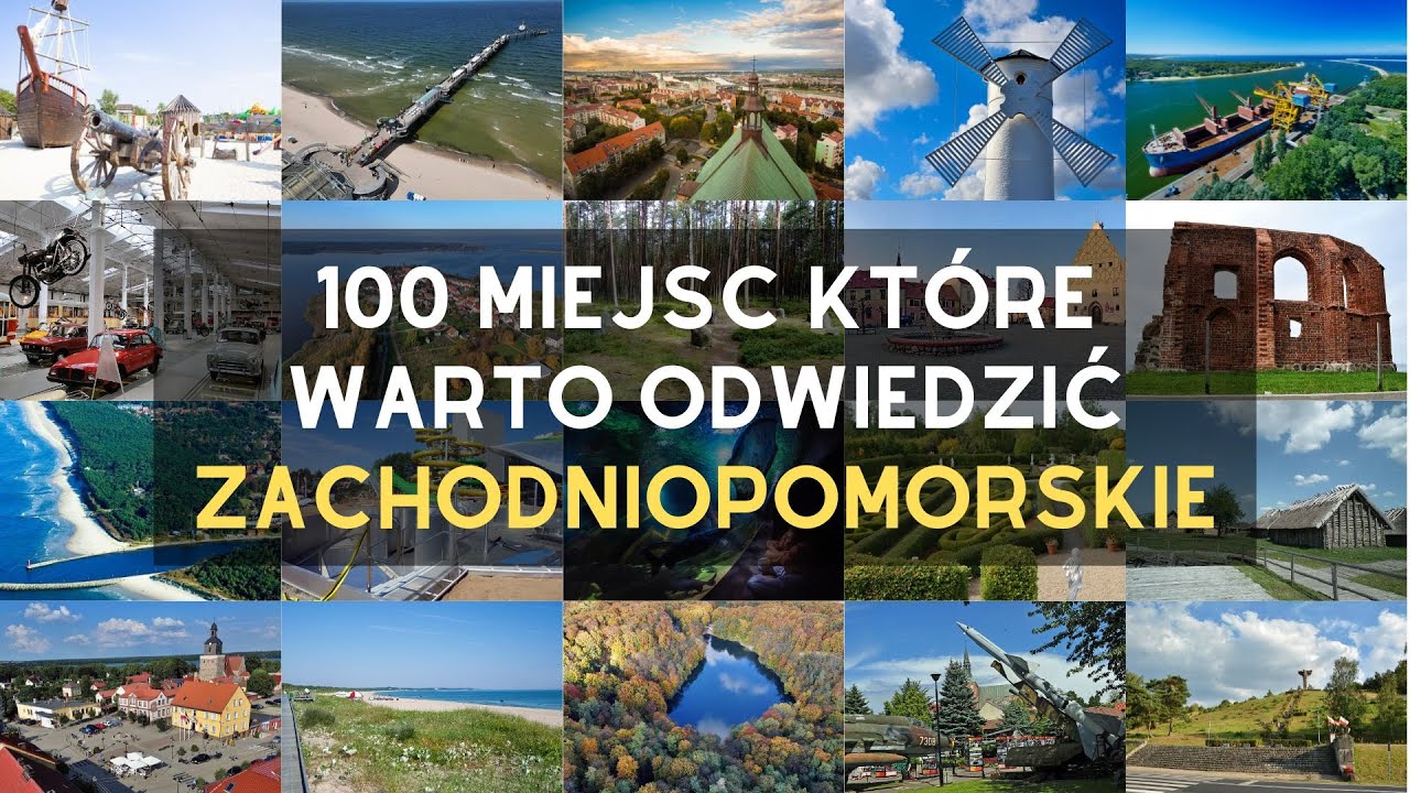 Zachodniopomorskie: 100 atrakcji turystycznych, które warto zobaczyć w tym województwie 🏖️🌊🌅