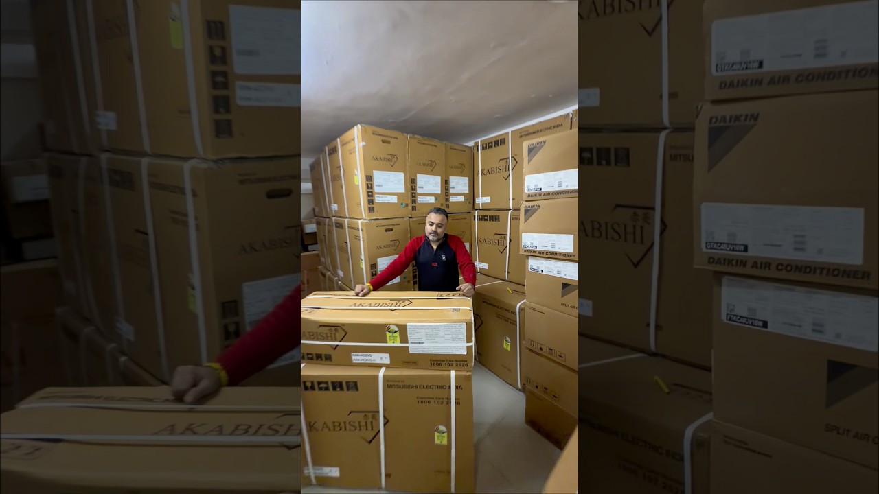 90% OFF AC Market 😱 India&rsquo;s Cheapest Air Conditioner Market #shorts #viral #youtubeshorts #ac