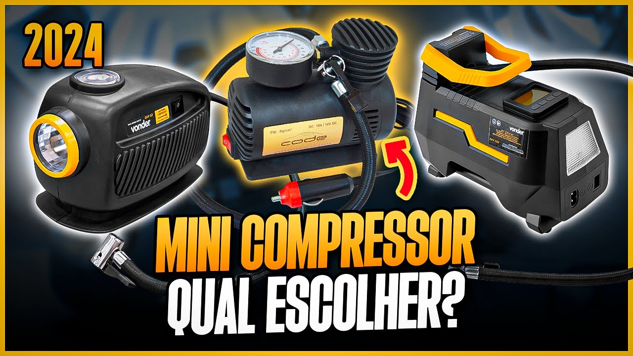 Qual MINI COMPRESSOR DE AR Comprar em 2024? 3 Modelos mais Vendidos - Mini Compressor Automotivo
