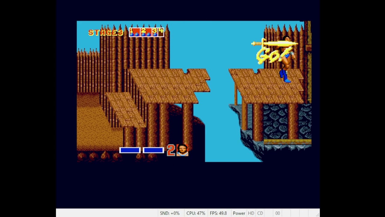 Amiga, Emulated, Golden Axe, 34.7 strength