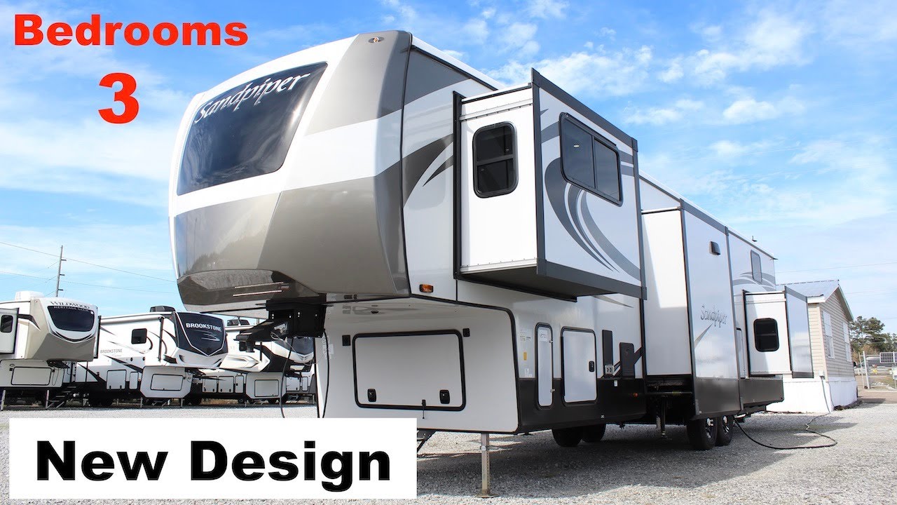 Brand New Bunkhouse Fifth Wheel RV Floor Plan! 2023 Forest River Sandpiper 3990FL