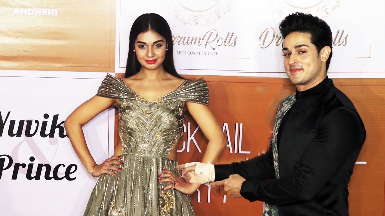 Priyank Sharma And Ex Girlfriend Divya Agarwal At Prince & Yuvika Sangeet Ceremony