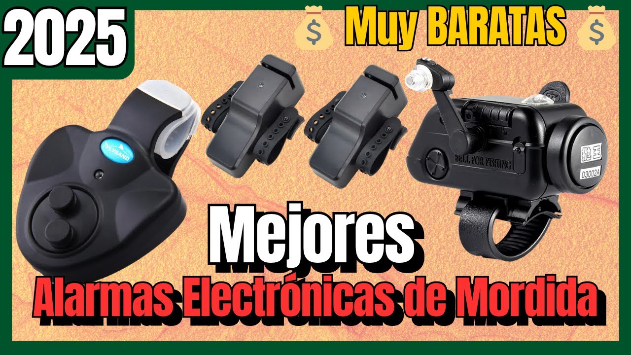 🚨 Las 7 mejores ALARMAS ELECTR&Oacute;NICAS DE MORDIDA DE PESCA de Aliexpress [2025] Baratas