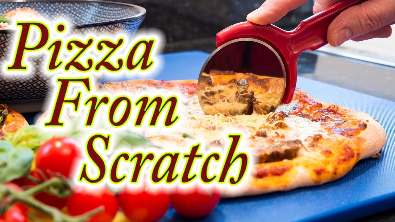 Pizza dough made easy at home from scratch.