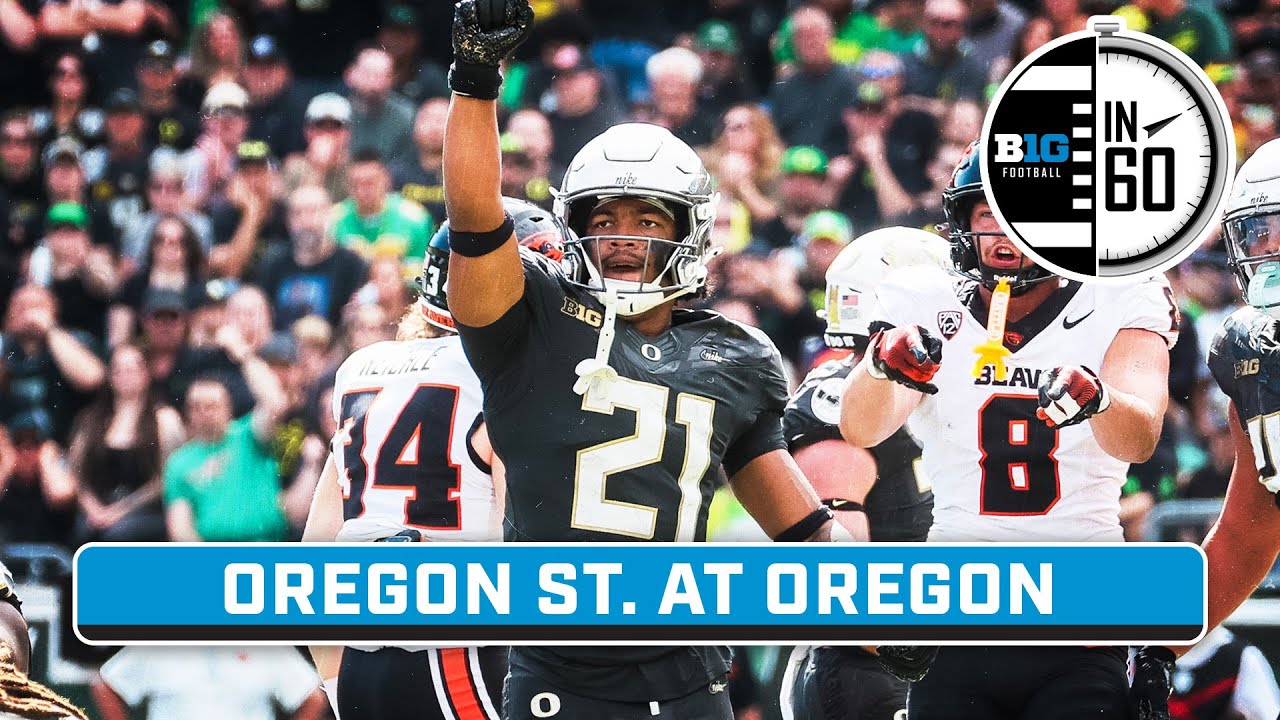 Oregon St. at Oregon | Sept. 22, 2025 | B1G Football in 60